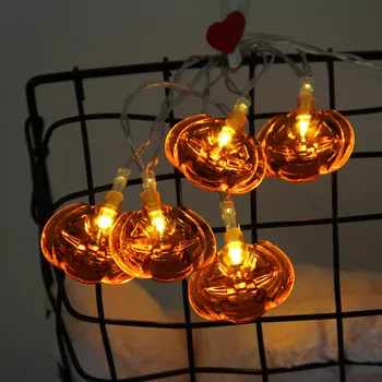 

20/40LED 2.5M/5M Halloween Decoration Festival Pumpkin String Lights Warm White String Lights Decoration for Home guirlande led