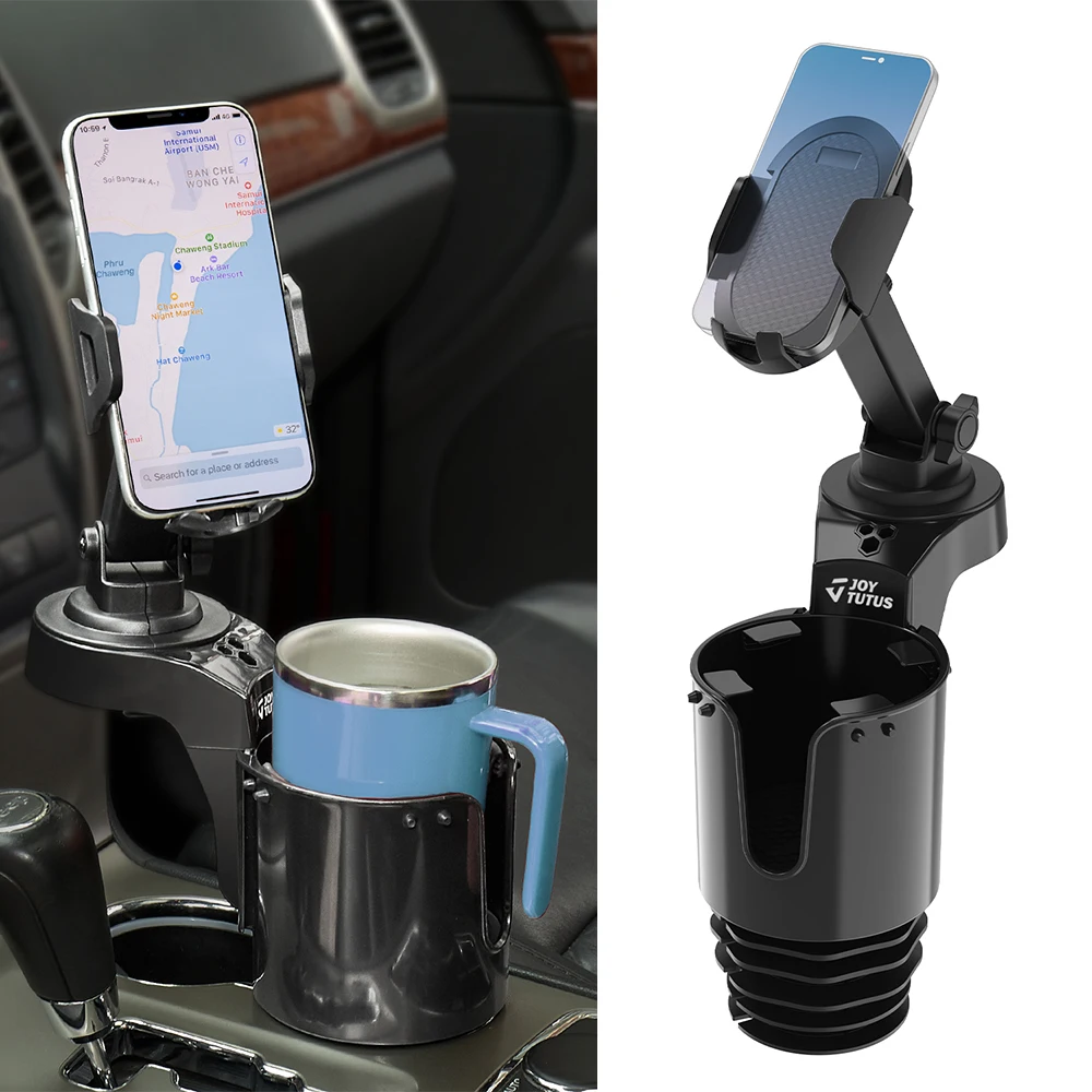 Universal Car Cup Extender With Phone Mount Drink Holders For Tesla
