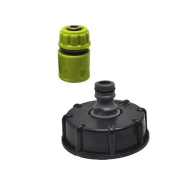 

Garden Water Ball Valve For IBC Container S60X6 Adapter Plant Water Tap Cap With Male Thread Hose Connection