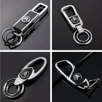 

For Citroen Emblem Elysee Berlingo Xsara C3 C4 Picasso Sega Aircross C5 Aircross Car KeyRing Decoration Key Chain Business Gift