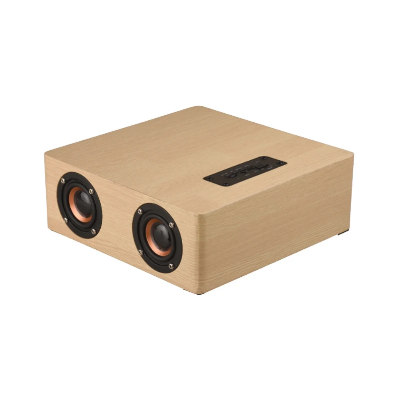 

Multifunction Bluetooth4.2 Wooden 4 Speaker Subwoofer Support AUX TF Card With Microphone Fully Compatible Basic Edition