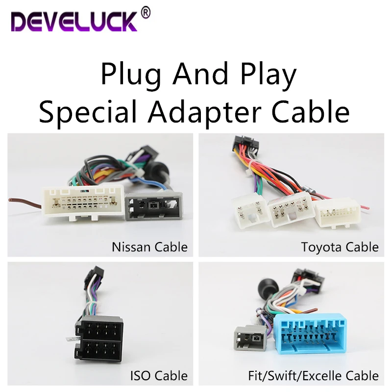 Аксессуары для автомагнитолы Android Проводной адаптер соединительный кабель