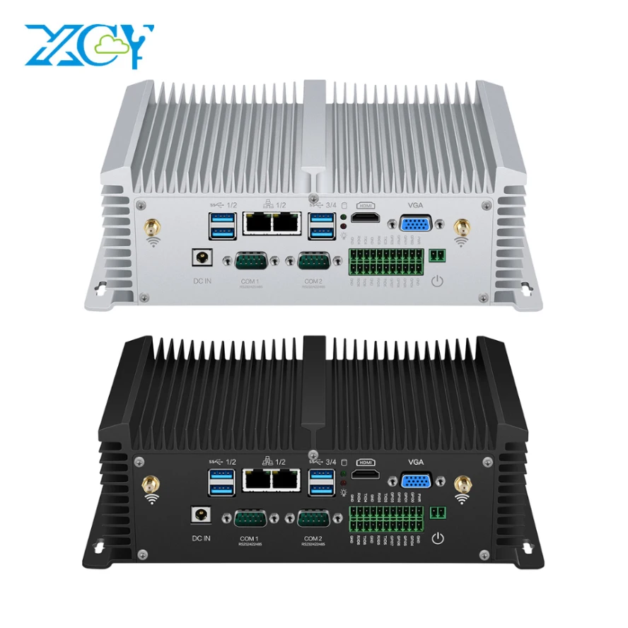 Dual Ethernet Fanless MINI PC Computer Intel Core i5 4200U 7200U 8350U I7 7500U RS485 GPIO DDR4 Emb