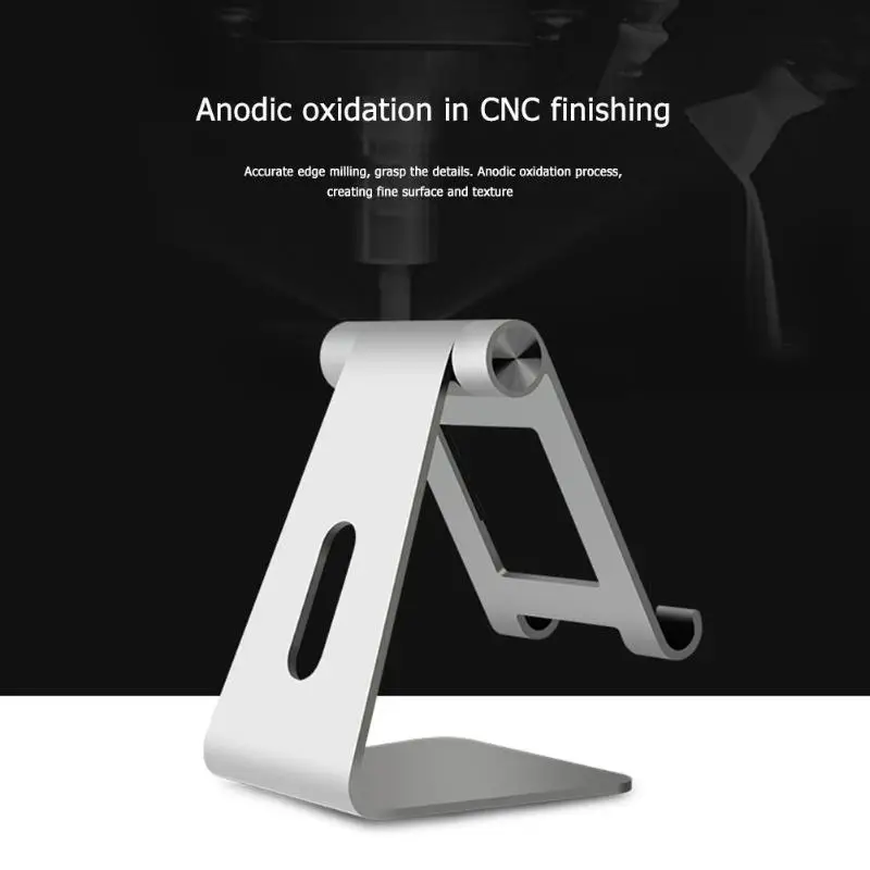 Universal Aluminum Alloy Mobile Phone Bracket Practical Durable Silicone Protection Universally Holder Adjustable Tablet Stand