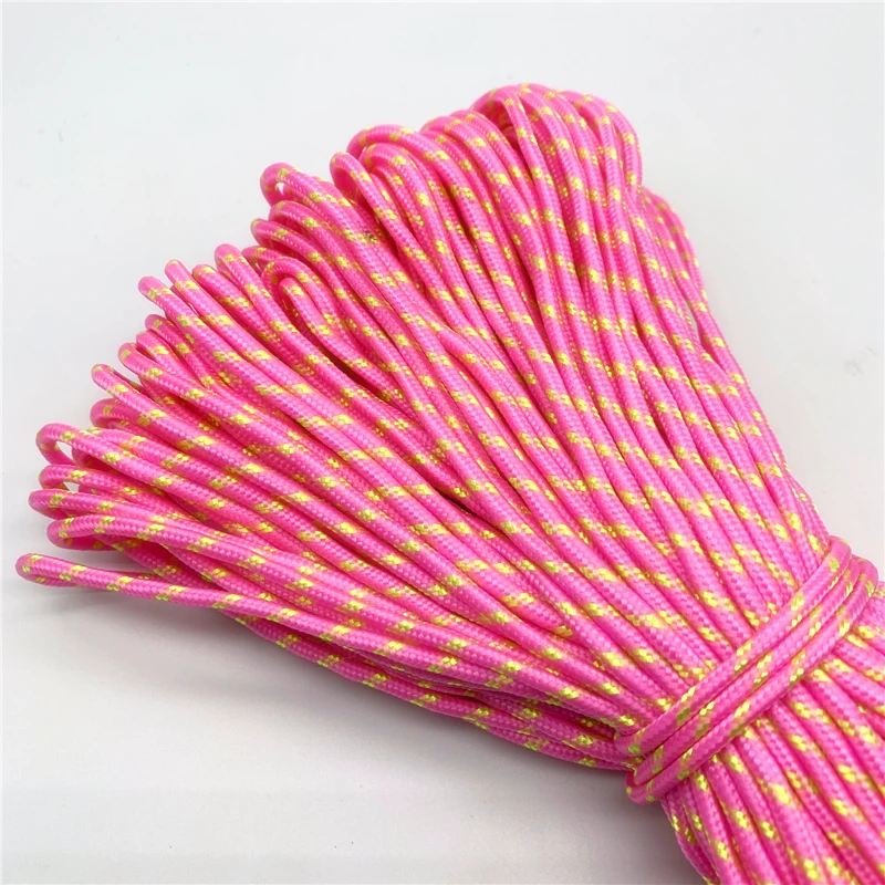 Nylon Cord 10yards/Lot 3mm Cord Rope Parachute Lanyard Rope Climbing Camping Survival Equipment Paracord Bracelet Mask Lanyards