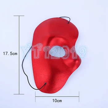 

30pMask Left Half Face Phantom Of The Night Opera Men Women Masks Masquerade Party Masked Ball masks Halloween festive supplies