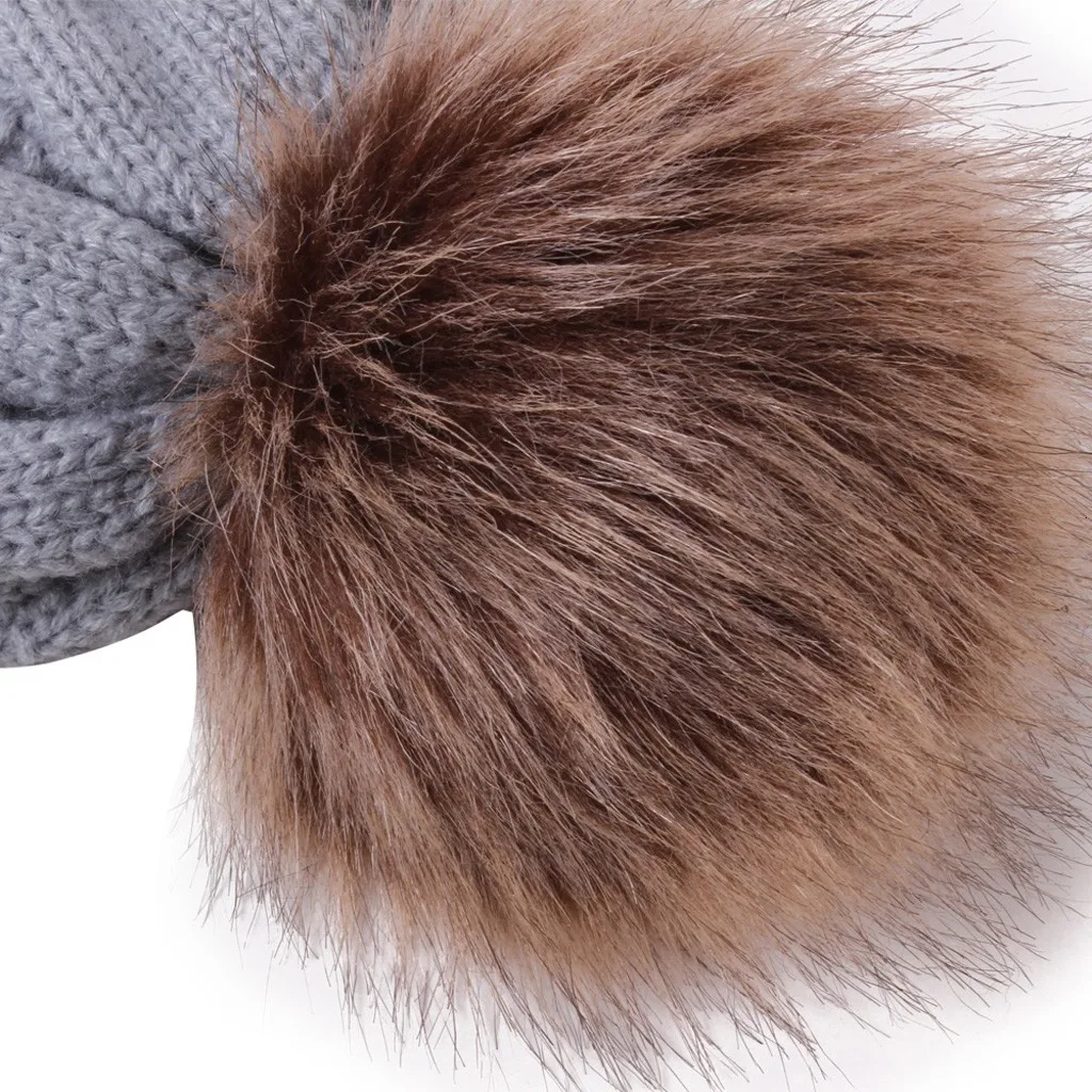 Зимняя женская шапка с помпоном benie, одноцветная известная шерстяная шапка, теплые шапки с помпоном, женская шапка czapki zimway, зимняя Hat40