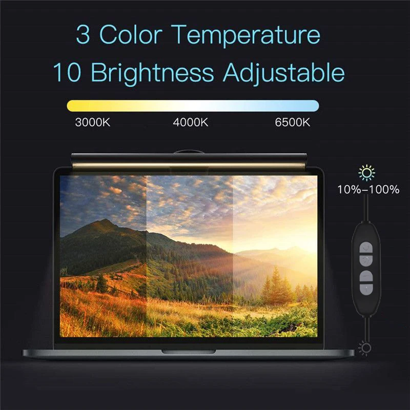 Reading Lamp LED Light USB Display USB Notebook Computer LED Lamp Computer Hanging Dimmable Table