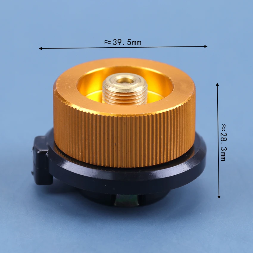 Outdoor Hiking Picnic Gas Tank Adapter Stoves Connector Conversion Split Type Gas Cartridge Auto-off Tank Adapter Accessory