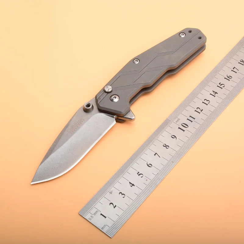 

Hot KS3810 Folding Knife D2 Blade Titanium Alloy Handle Outdoor Camping Hunting Knives Multi Survival EDC Tool