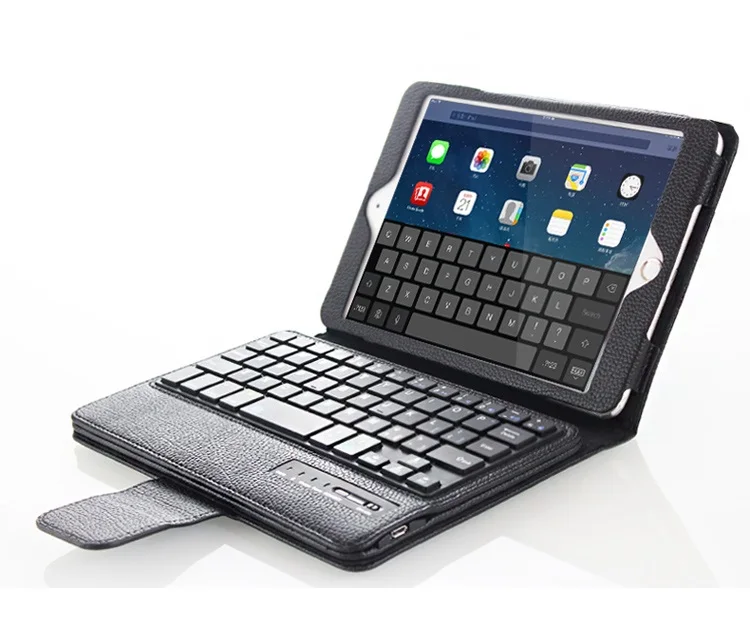 Съемный Bluetooth для Xiaomi Mi Pad 4 Plus 10," чехол Клавиатура чехол Подставка для Xiaomi Mi Pad 4 Plus Беспроводная крышка клавиатуры - Цвет: Black