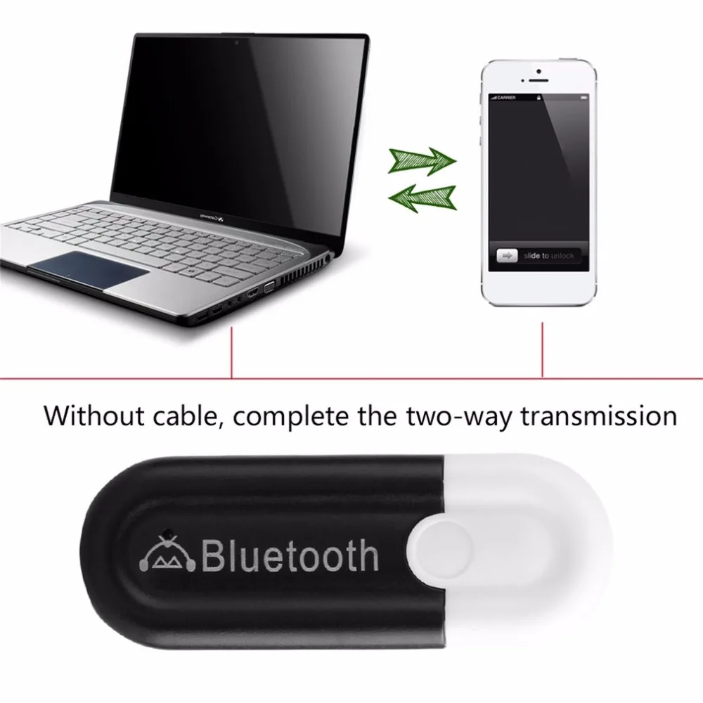 USB Bluetooth 4,0 высокопроизводительный музыкальный приемник 3,5 мм аудио интерфейс A2DP адаптер ключ Поддержка USB аудио и HID
