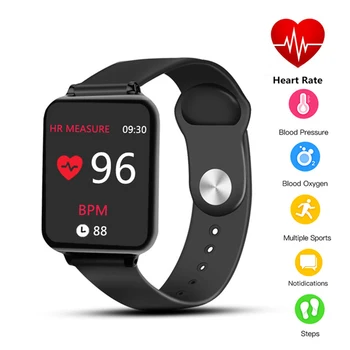 

B57 Smart Watches Waterproof Sports Smartwatch Heart Rate Monitor Blood Pressure Function Women Men Kid bracelet For ios Android