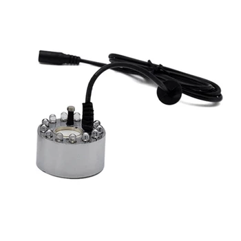 

Ultrasonic Humidifier 12 LED Mist Maker Fogger Nebulizer Water Mist Fountain Ultrasonic Mist Generator Vaporizer