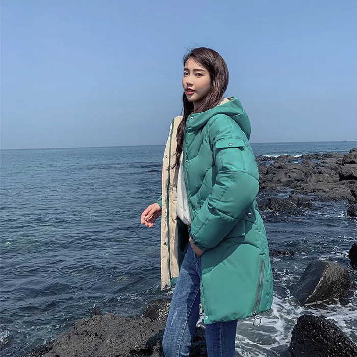 

Coat Women's 2018 New Style WOMEN'S Dress Workwear WOMEN'S Cotton-padded Jacket down Coat INS Thick down Jacket Cotton-padded Cl