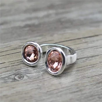 

Anslow Creative Design Vintage Jewelry Elegant Lady Crystal Finger Rings For Women Wedding Engagement Adjustable Size LOW0047AR