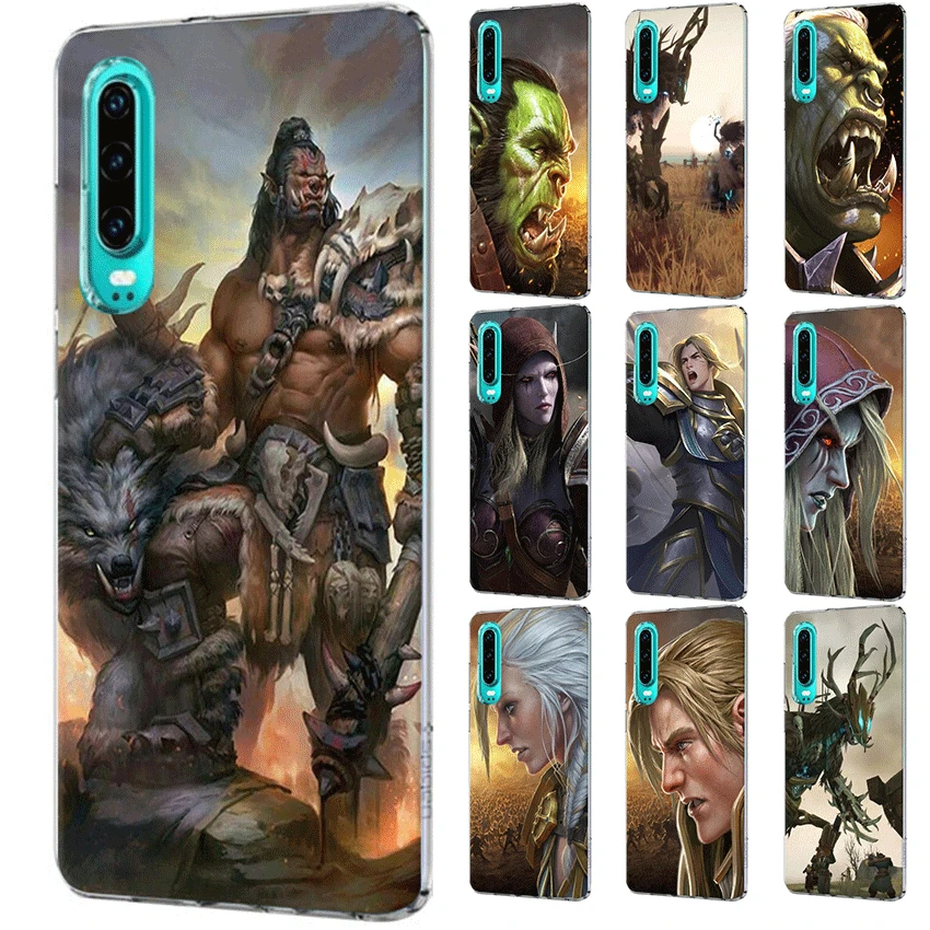 Мобильный телефон чехол для Honor 6A 6C 7A 8 8X 9 9X 10 View 20 Lite Pro Play Hard Cover World Of Warcraft |