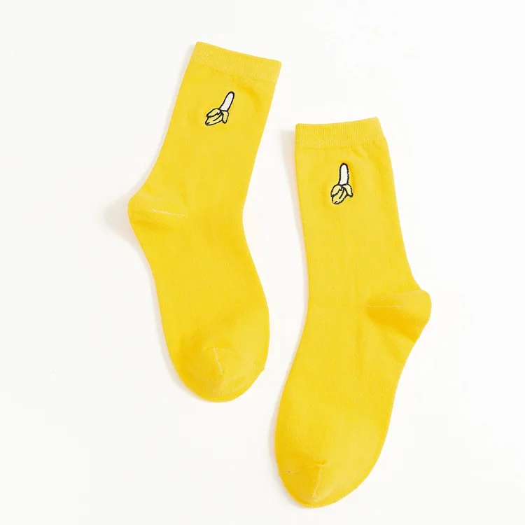 Nette-Cartoon-Obst-Druck-Avocado-Banana-Kirsche-Pfirsich-M-dchen-Kawaii-Socken-meias-Koreanische-Harajuku-Stickerei(7)