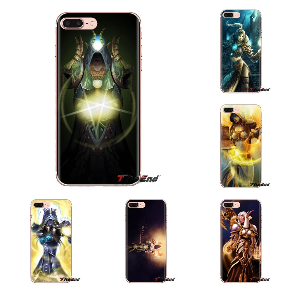 Чехол из ТПУ для sony Xperia Z Z1 Z2 Z3 Z5 compact M2 M4 M5 E3 T3 XA Aqua LG G4 G5 G3 G2 Mini World Of Warcrafts Shaman Priest |