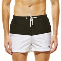 New Brand Men's Shorts SEOBEAN Polyester Casual Summer Sea beach Quick Dry Pants Boxer shorts Print Striped Beachwear 70303 1