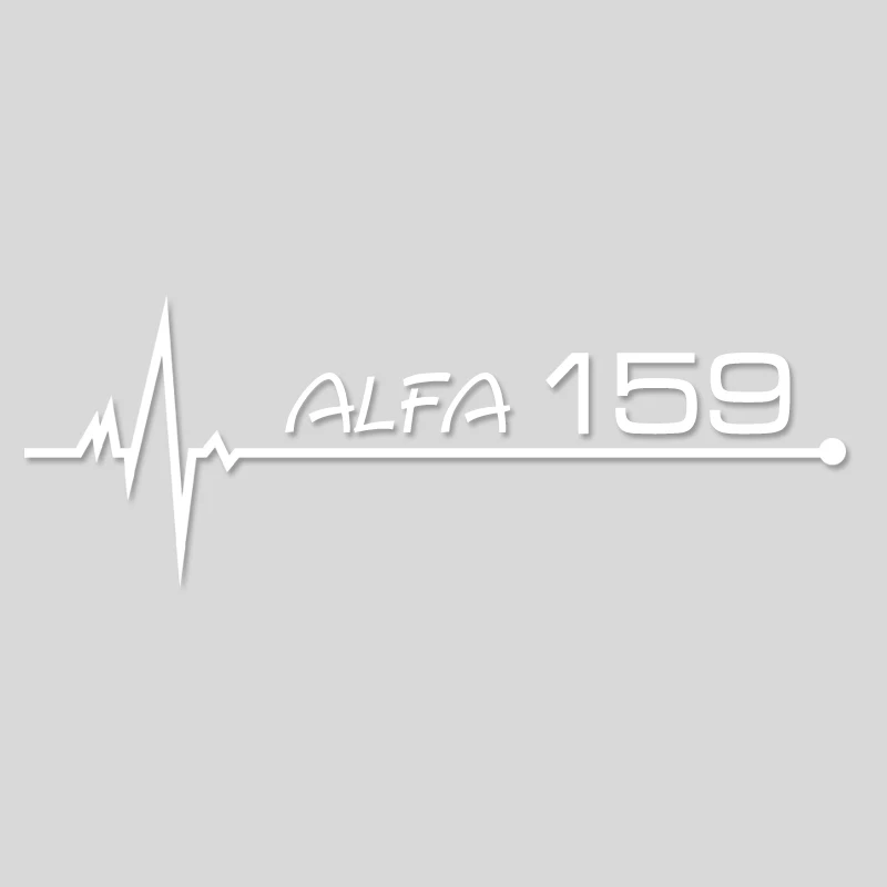 Наклейка для автомобиля GT, автомобильный Стайлинг для Alfa Romeo 159 147 156 giulietta 147 159 mito sportivo Stelvio, автомобильные аксессуары - Название цвета: for Alfa 159 white