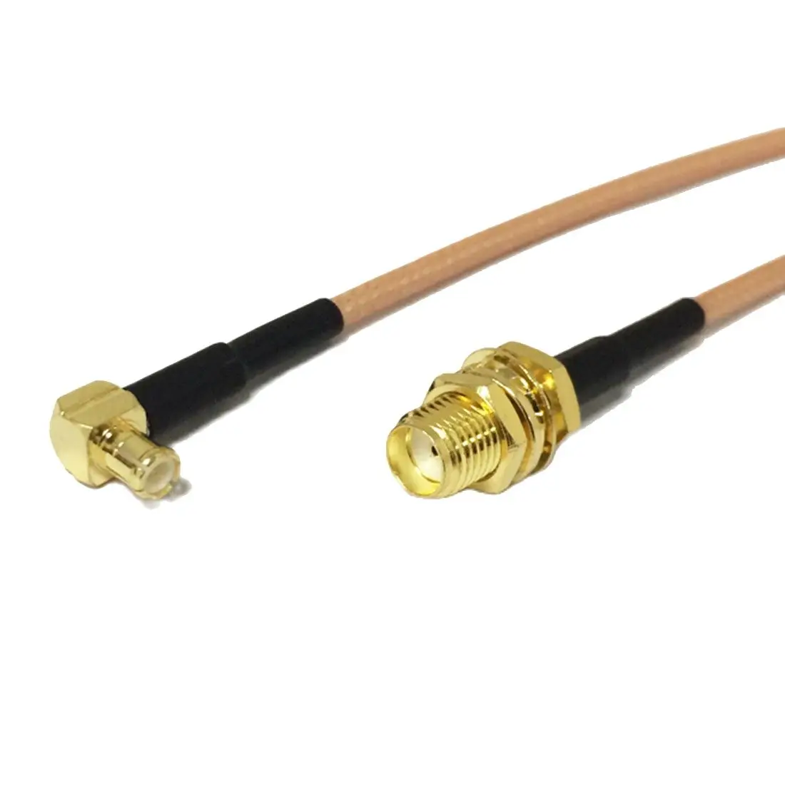SMA-Buchse, Schott auf MCX-Stecker, rechtwinklige HF-Kabelbaugruppe, RG174, RG178, RG316, 10 cm/30 cm/50 cm, für drahtloses Modem – Detail 6