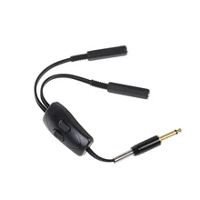 Черное двойное соединение татуировки Клип шнур адаптер кабель преобразования татуировки аксессуары для машины комплект питания