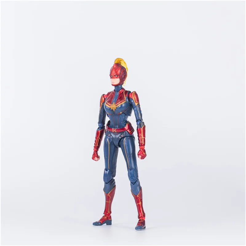 Горячая Распродажа 26 см капитан MA Carol Danvers ПВХ экшн ингрушечная фигурка подарок для детей мисс Марвел
