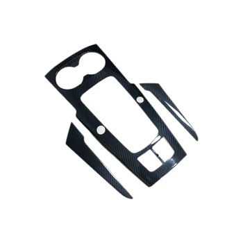 

3Pcs Automotive Carbon Fiber Interior Center Console Shifting Panel Cover for Audi A3 14-17