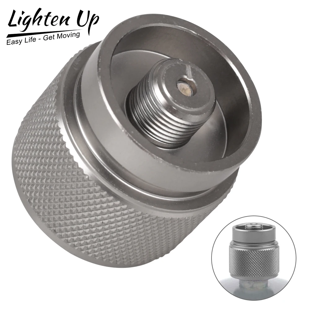 Lighten Up Outdoor Camping Stove Adapter Switching Valve Accessories