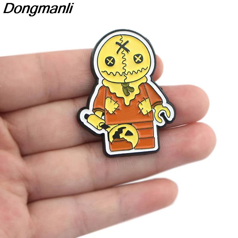P4205 Dongmanli мультфильм Hellraiser эмаль булавки броши металлическая брошь булавки рюкзак с нашивками сумка воротник креативные ювелирные изделия