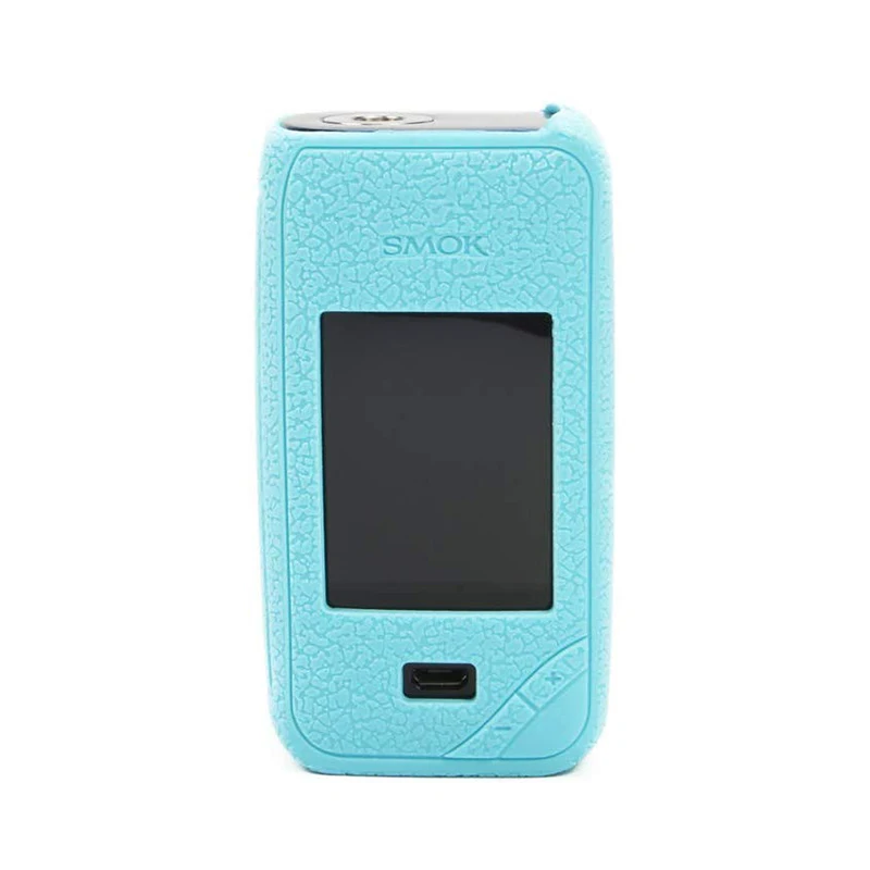 SMOK X-priv TC комплект 225 Вт силиконовый чехол из поликарбоната с запахом Стикеры гель подходит vape SMOK tech X priv, коробка модов электронных x priv щит - Цвет: tiffany blue