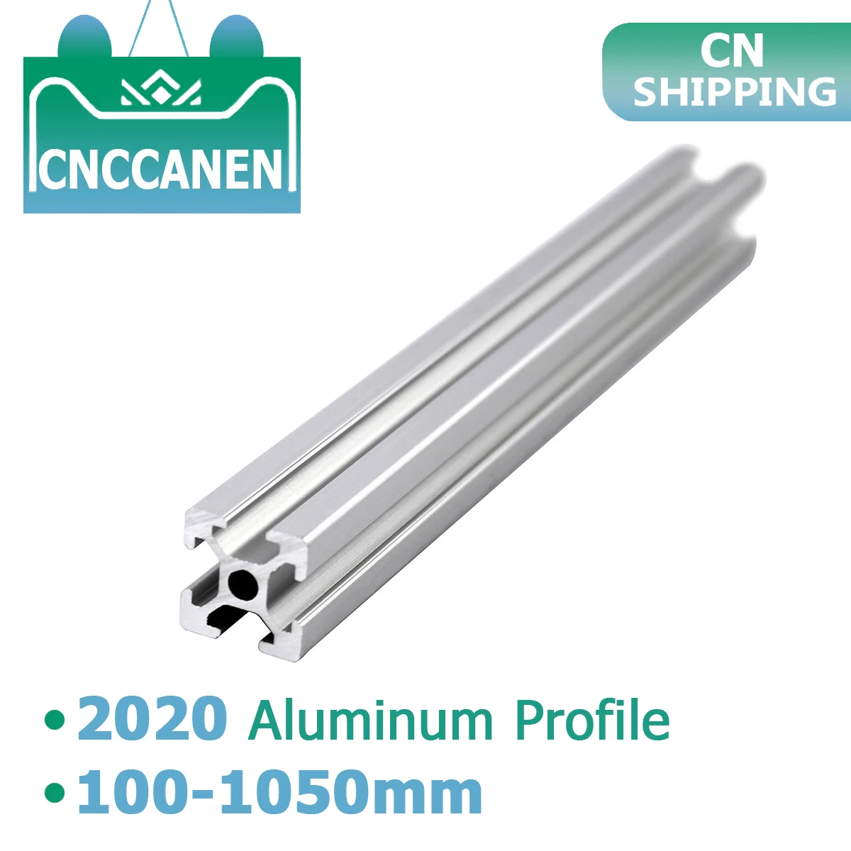 2PCS 2020 T-Slot Aluminum Extrusion Profile 500mm CNC 3D Printer 20mm x 20mm UK 