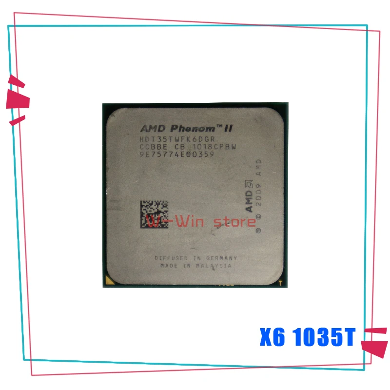 Шестиядерный процессор AMD Phenom II X6 1035T 1035 2 6 ГБ HDT35TWFK6DGR разъем AM3 | Компьютеры и офис