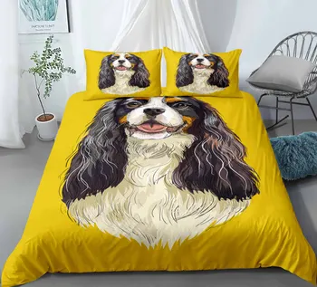 

Pet Dog Home Textile Pillow Case 3D Bed Linen Duvet Covers Kids Comforter Bedding Sets Bed Set Home Decor Bedding