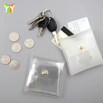 

Transparent PVC Leather Wallet Trend Purse Wallet Coin Bag Compact and Practical Coin Pocket