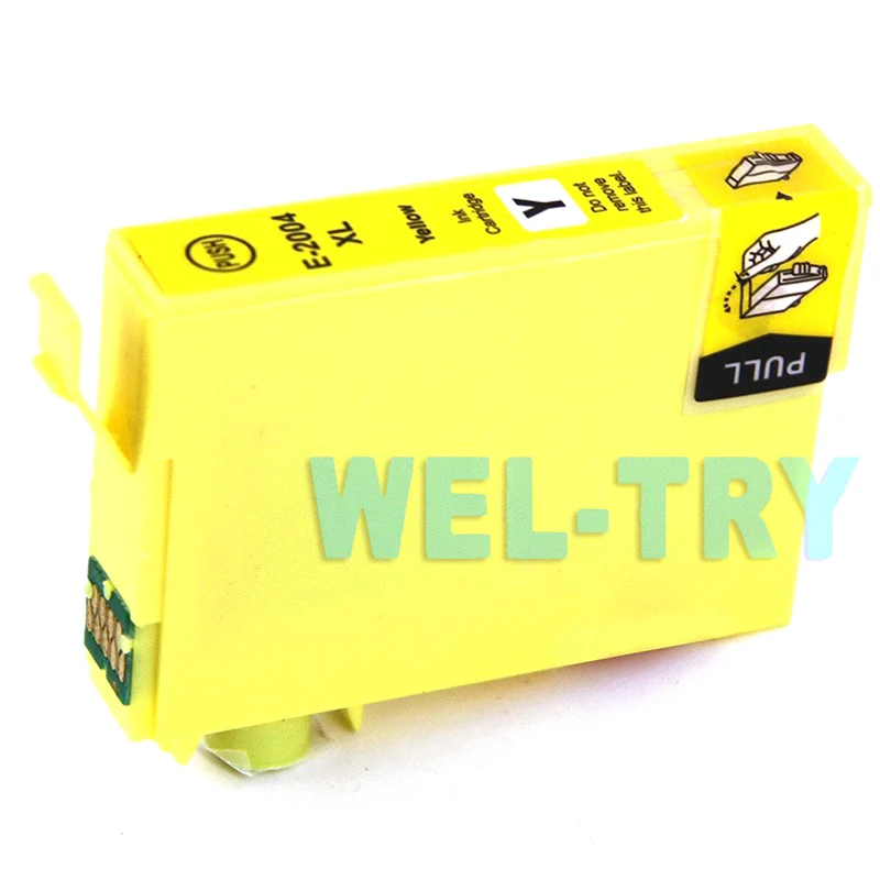 T2001 T2002 T2003 T2004 T200XL патрон чернил для принтера EPSON XP-100 200 300 310 314 400 410 WF-2510 2520 2530 2540, полный набор чернил с чипами