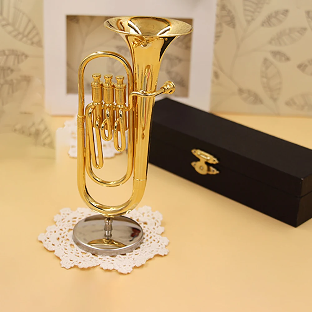 Miniatur Baritone Mini Tuba Musikinstrument Dekoration