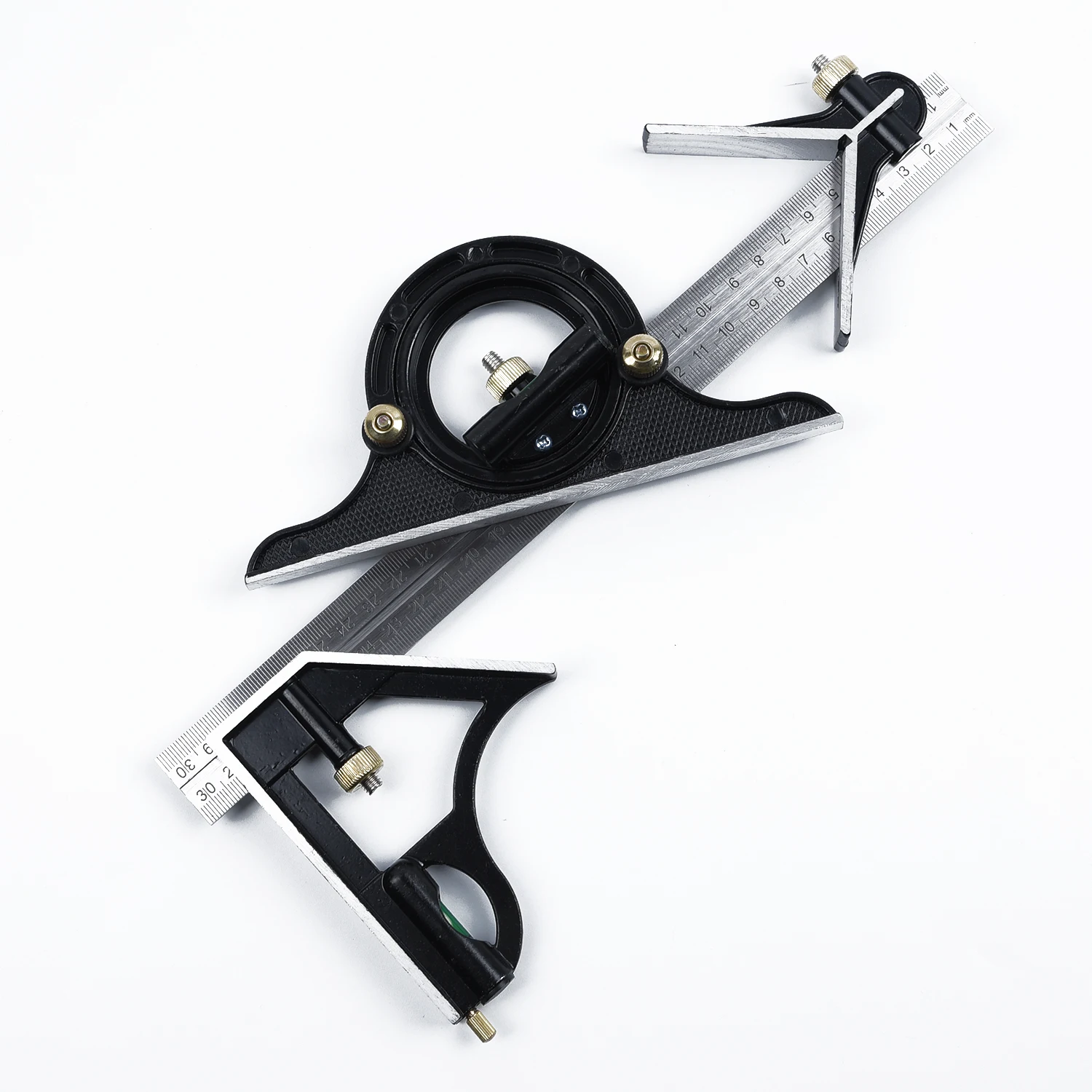 

Angle Combination square Protractor Reversible Ruler Movable Measuring Stainless steel Tools High Quality