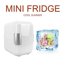 Компактный размер 4L автомобильные холодильники Ультра тихий низкий уровень шума Мини-Холодильники Морозильник охлаждение, отопление
