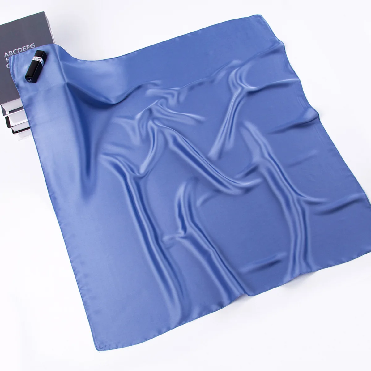 70*70cm Platz Silk Schal für Frauen Mode Damen Satin Hals Haar Krawatte Bandana Weiblich Foulard Strand Stolen hijab Schals Pareo – Detail 13