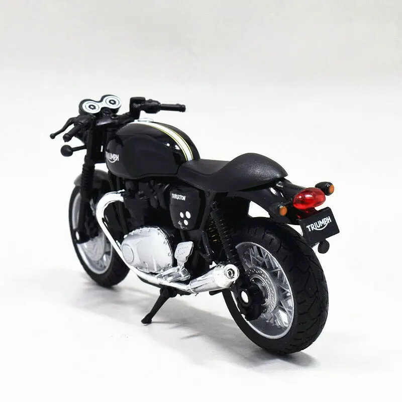 1:18 Welly TRIUMPH Thruxton 1200 модель мотоцикла черного цвета