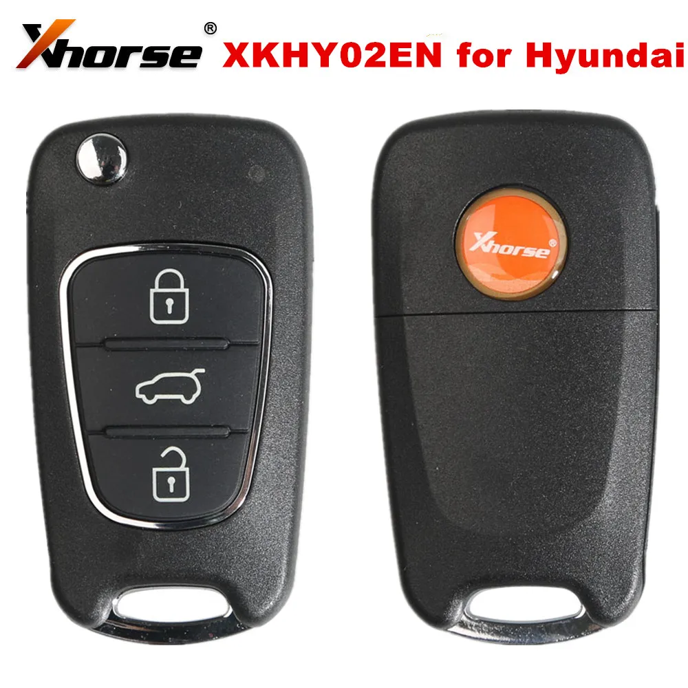 Пульт дистанционного управления Xhorse XKHY02EN для Hyundai Flip 3 кнопки (английская версия)