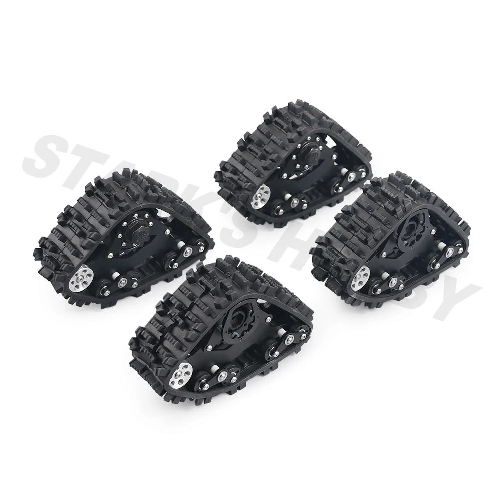 4 шт. вездеходные гусеничные диски снежные колеса для 1/10 RC Crawler Traxxas TRX4 Defender Bronco G500