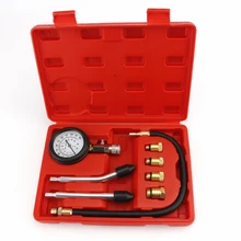 Benzin Engine Compression Tester Auto Benzin Gas Motor Zylinder Automobil Manometer Tester mit M10 M12 M14 M18 Adapter
