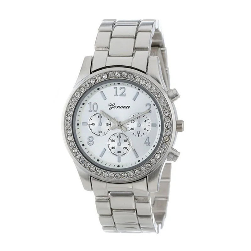 Женевские часы для женщин часы модные классические роскошные женские часы со стразами женские часы Reloj Mujer Relogio Feminino