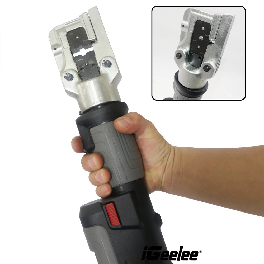 iGeelee New PZ-240 mini Battery Cable Lug Crimping Tools  for 16-240mm2 with OLED 66