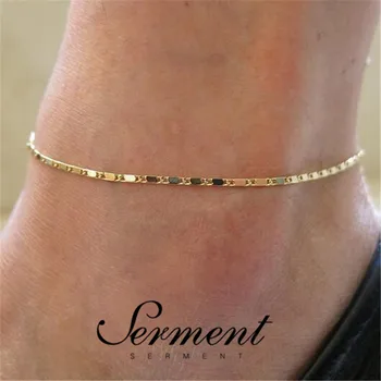 

SERMENT Trendy Seaside Beach Anklets Fashion Simple Ankle Bracelet Female Foot Jewelry Anklet Accessories Best Friend Gifts