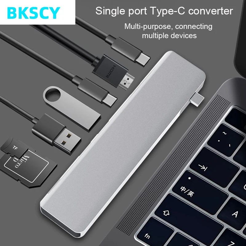 BKSCY USB C концентратор к HDMI type Hdmi 3 0 SD TF кардридер для Macbook huawei mate20 P30 glaxy S9 USB-C |