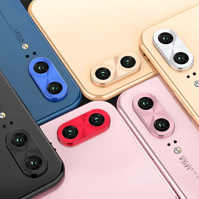 Роскошное алюминиевое защитное кольцо для объектива камеры Huawei P20 Lite чехол